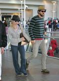 Scarlett Johansson & Ryan Reynolds arriving at LAX from Vancouver