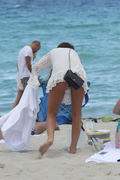 Audrina Patridge - wearing a bikini at a beach in Miami 06/29/13