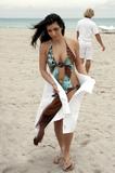 Kim and Kourtney Kardashian - Bikini Candids in Miami Beach